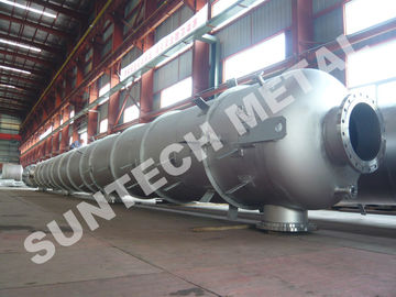 الصين Nickel Alloy N10276 Distillation Tower 32 tons Weight 100000L Volume المزود