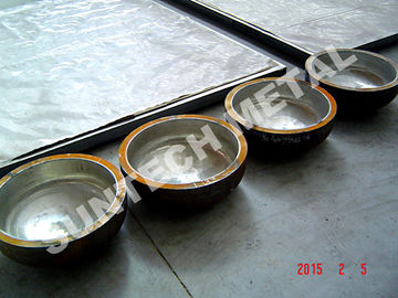 الصين Explosion Clad B171 C71500 / A516 Gr.70 Copper Clad Head for Anti-corrosion المزود
