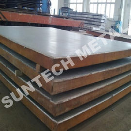 الصين Explosin Bonded Clad Plate B265 Gr2 / A516 Gr 70 Titanium / Steel Clad Square Plate المزود