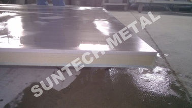 الصين SB265 Gr.1 / 516 Gr.70N Titanium Clad Plate for Heat Exchanger Tubesheets المزود