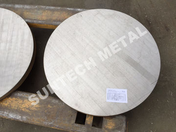الصين SB265 Gr.1 Titanium / Carbon Steel Clad Tubesheet for Condensers المزود