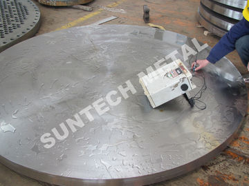 الصين N06600 Inconel 600 / SA266 Nickel Alloy Clad Plate Tubesheet for Condenser المزود