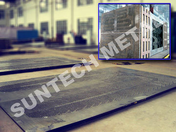 الصين Gr.2 / 516 Gr.70N Titanium Clad Plate Square Tubesheet for Steam Turbine المزود