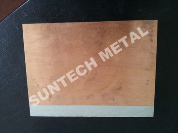 الصين C1020 / A1050 Aluminum Copper Clad Plate , Explosion Cladded Plate المزود