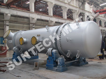 الصين Stainless Steel 316L Double Tube Sheet Heat Exchanger 25 Tons Weight المزود