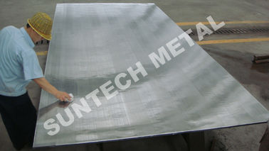 الصين Stainless Steel SA240 405 / SA516 Gr.60N Clad Plate for Oil Refinery مصنع
